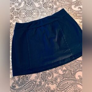 Art Class Navy Mini Skirt